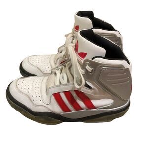 Adidas Tech Street Mid Vivid Red Sneakers Mens Size  7 G65890